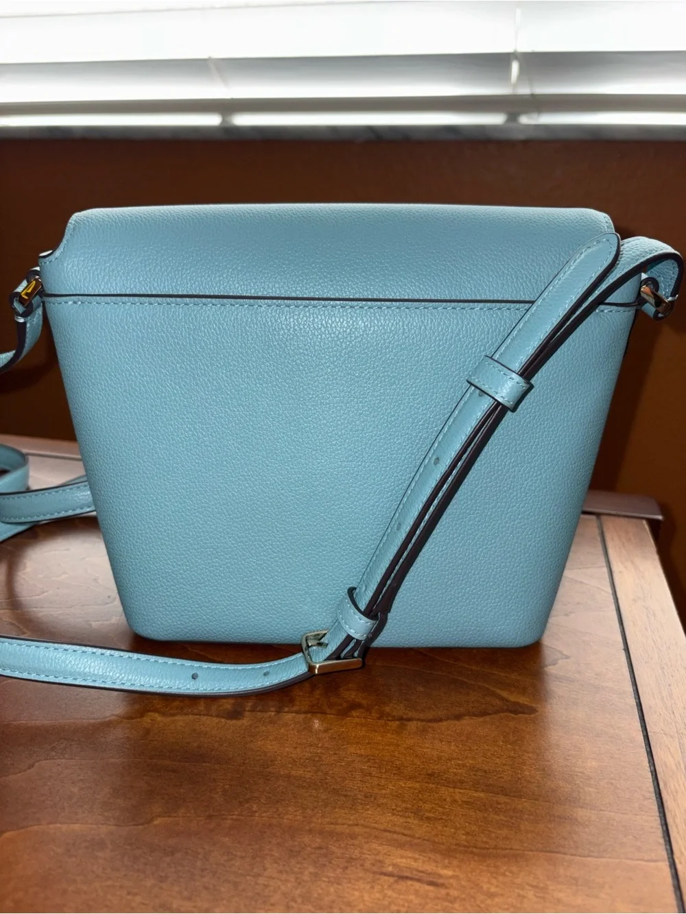kate spade Teal Pebbled Leather Crossbody Bag